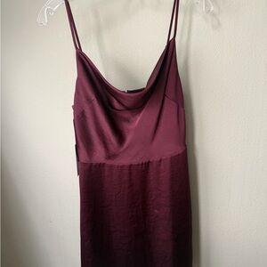 Sunday Best Burgundy Dress